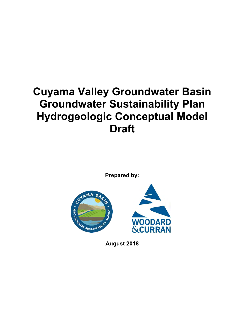 Groundwater Sustainability Plan Outline