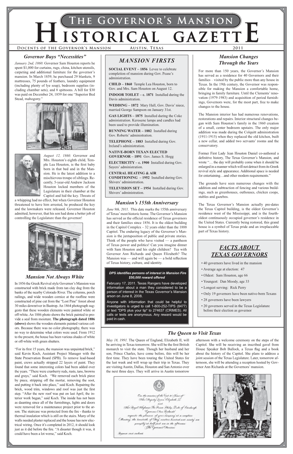 2011 Historical Gazette