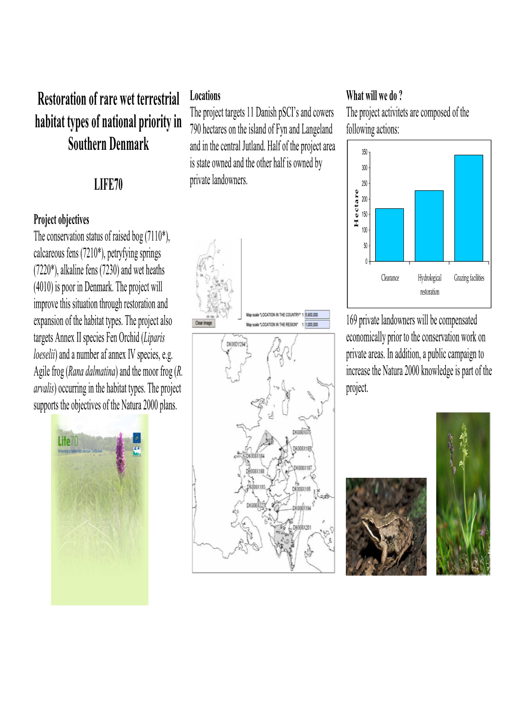 Restoration of Rare Wet Terrestrial Habitat Types Of