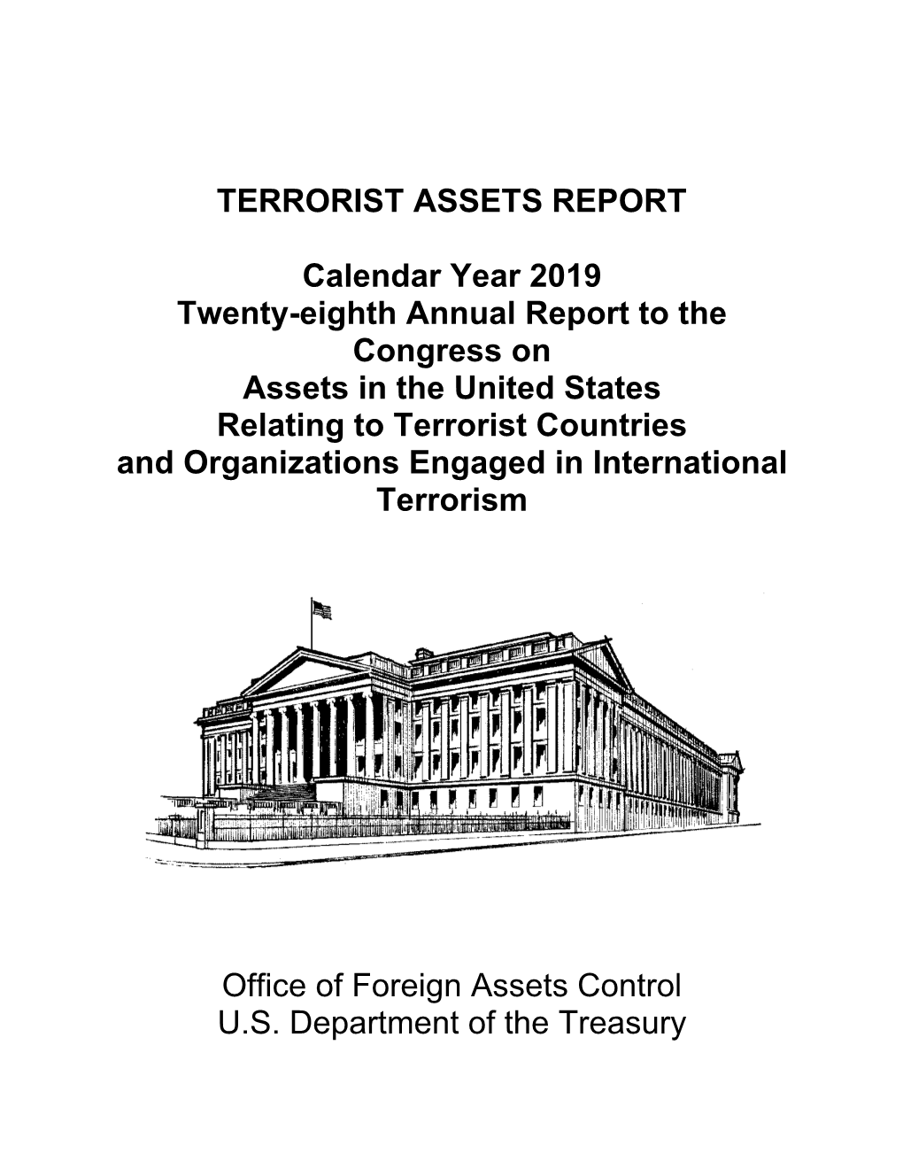 2019 Terrorist Assets Report