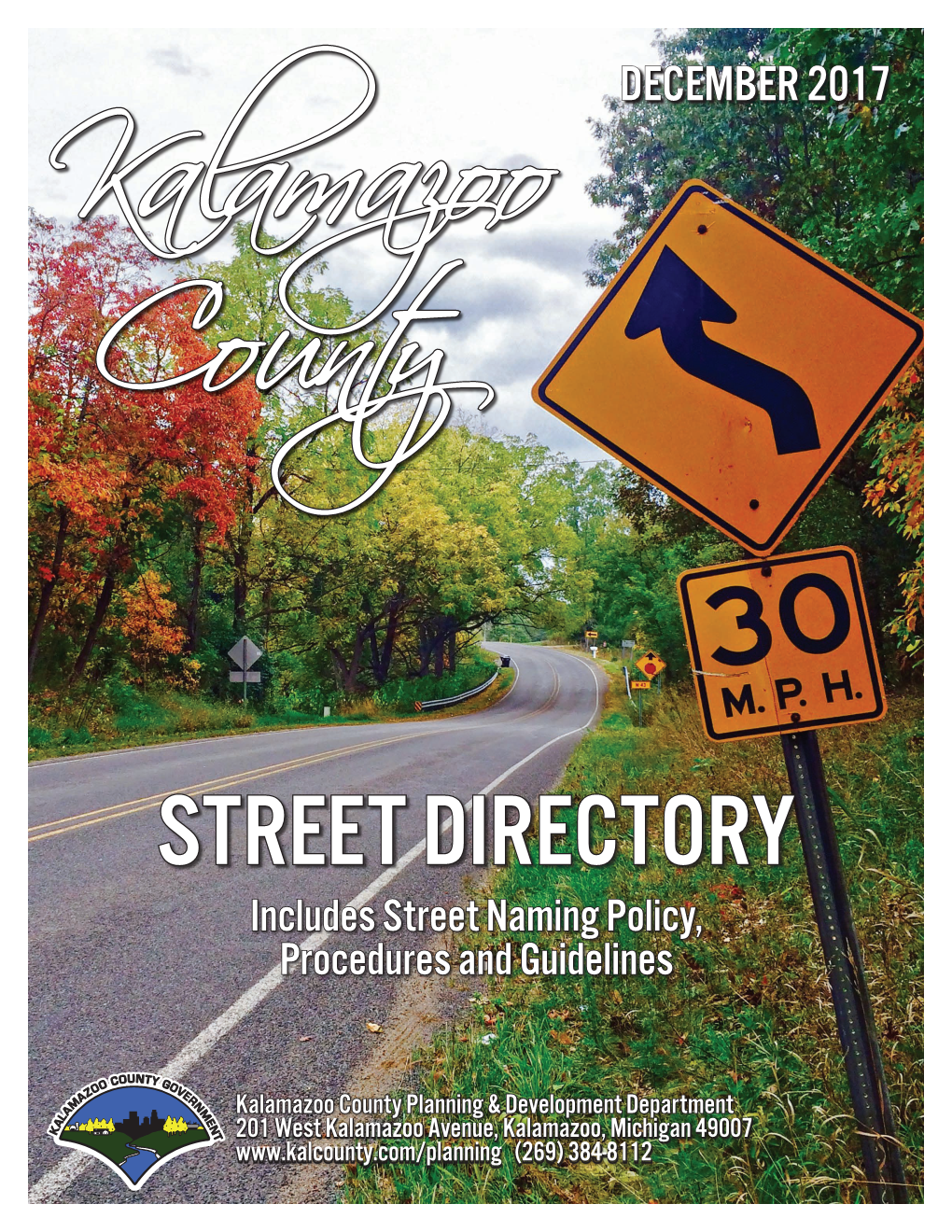 Kalamazoo County Street Directory-2017
