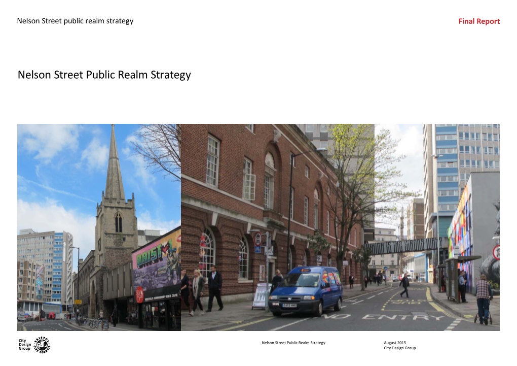 Nelson Street Public Realm Strategy Final Report