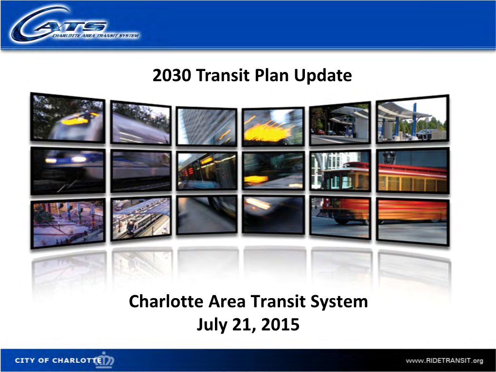 2030 Transit Plan Review