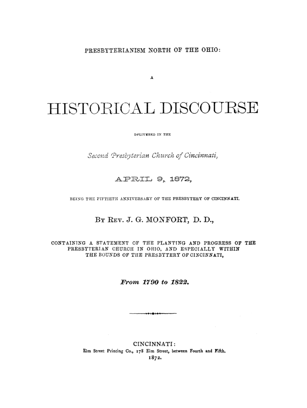Hist011ical Discourse