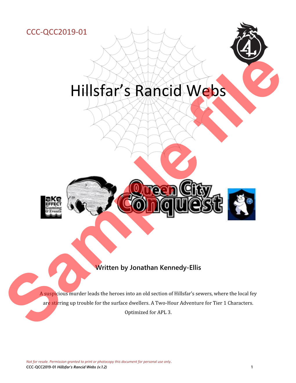 Hillsfar's Rancid Webs