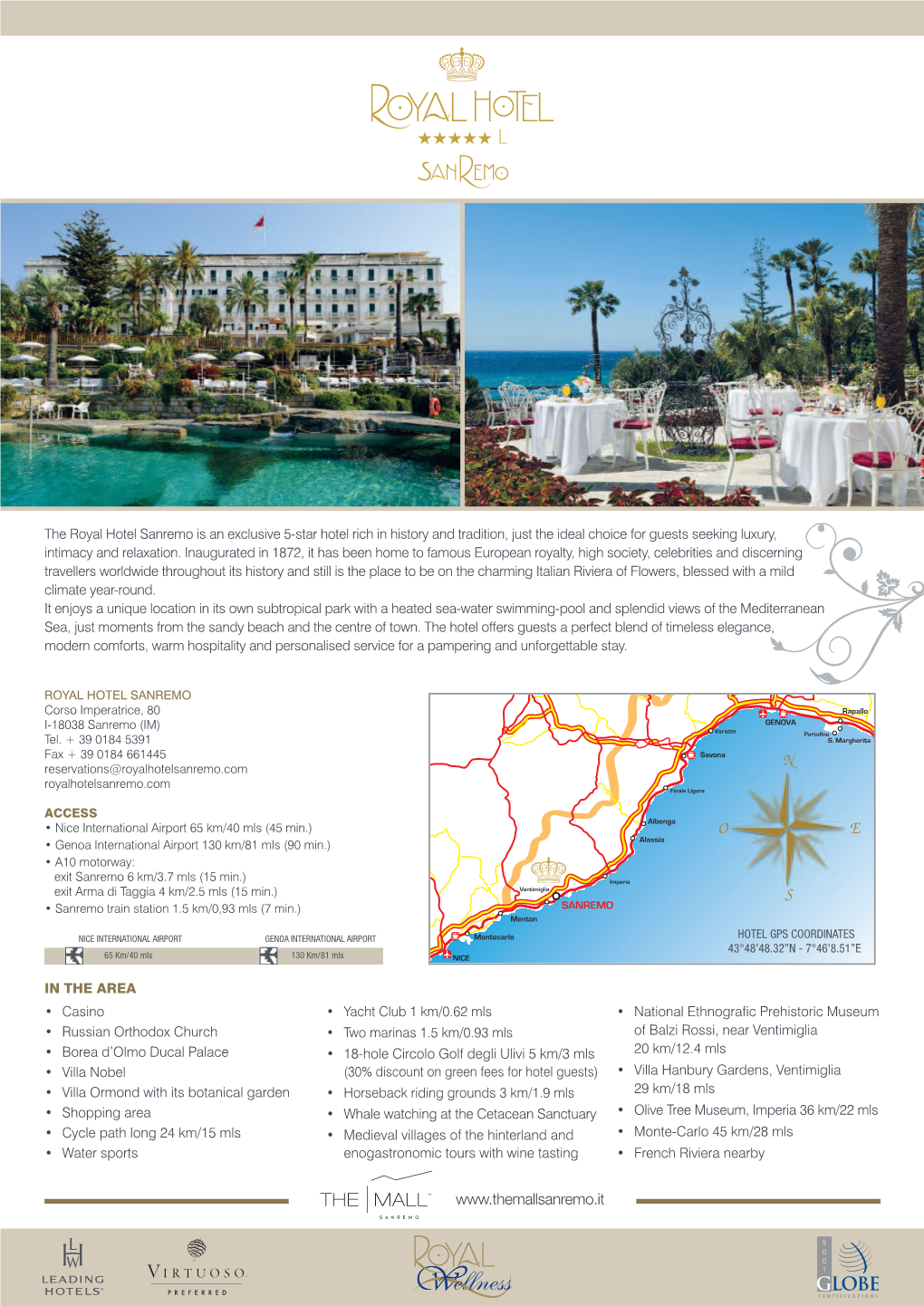 N Subtropical Park with a Heated Sea-Water Swimming-Pool and Splendid Views of the Mediterranean Sea, Just Moments from the Sandy Beach and the Centre of Town