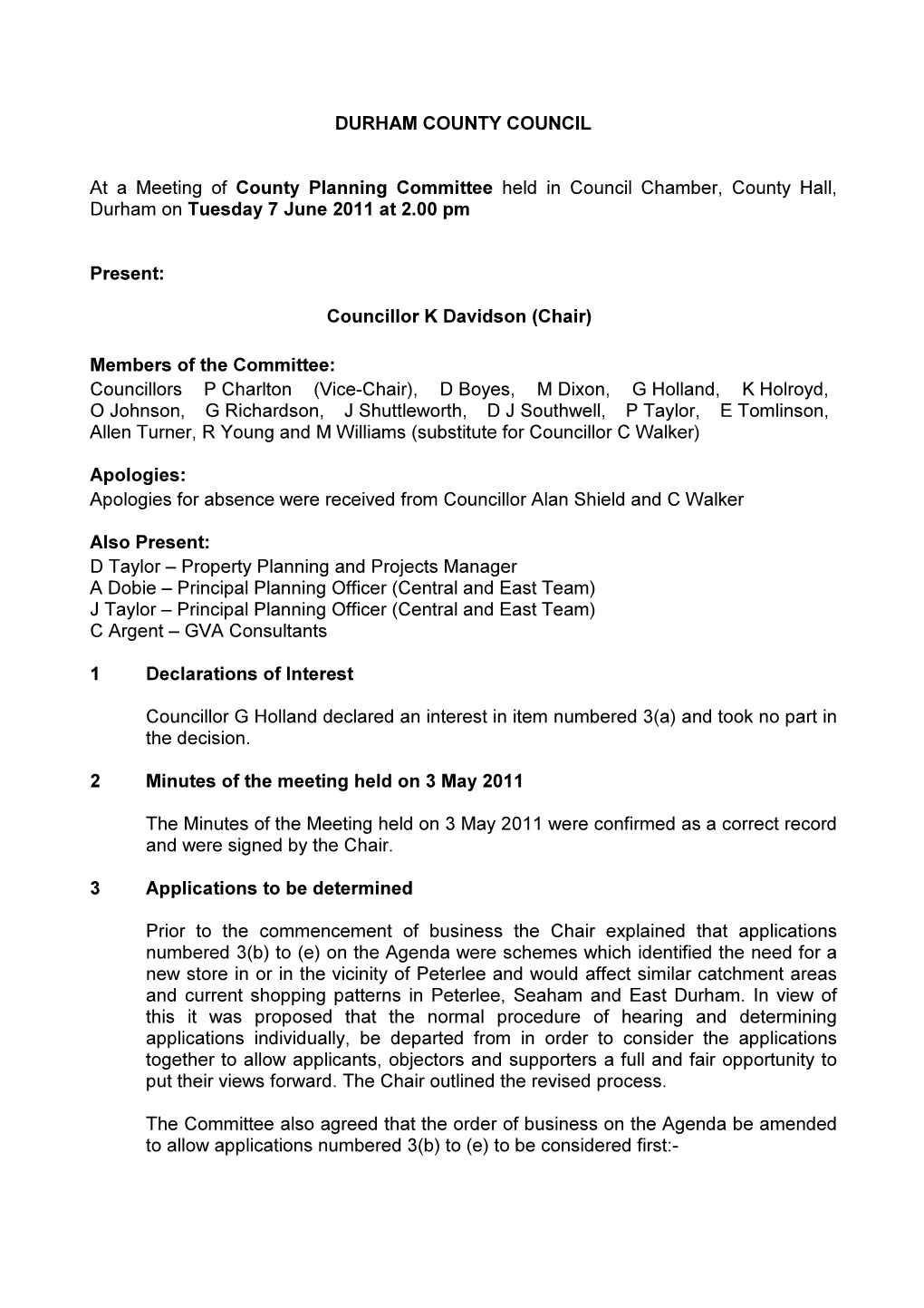 Minutes of Previous Meeting, Item 2. PDF 97 KB