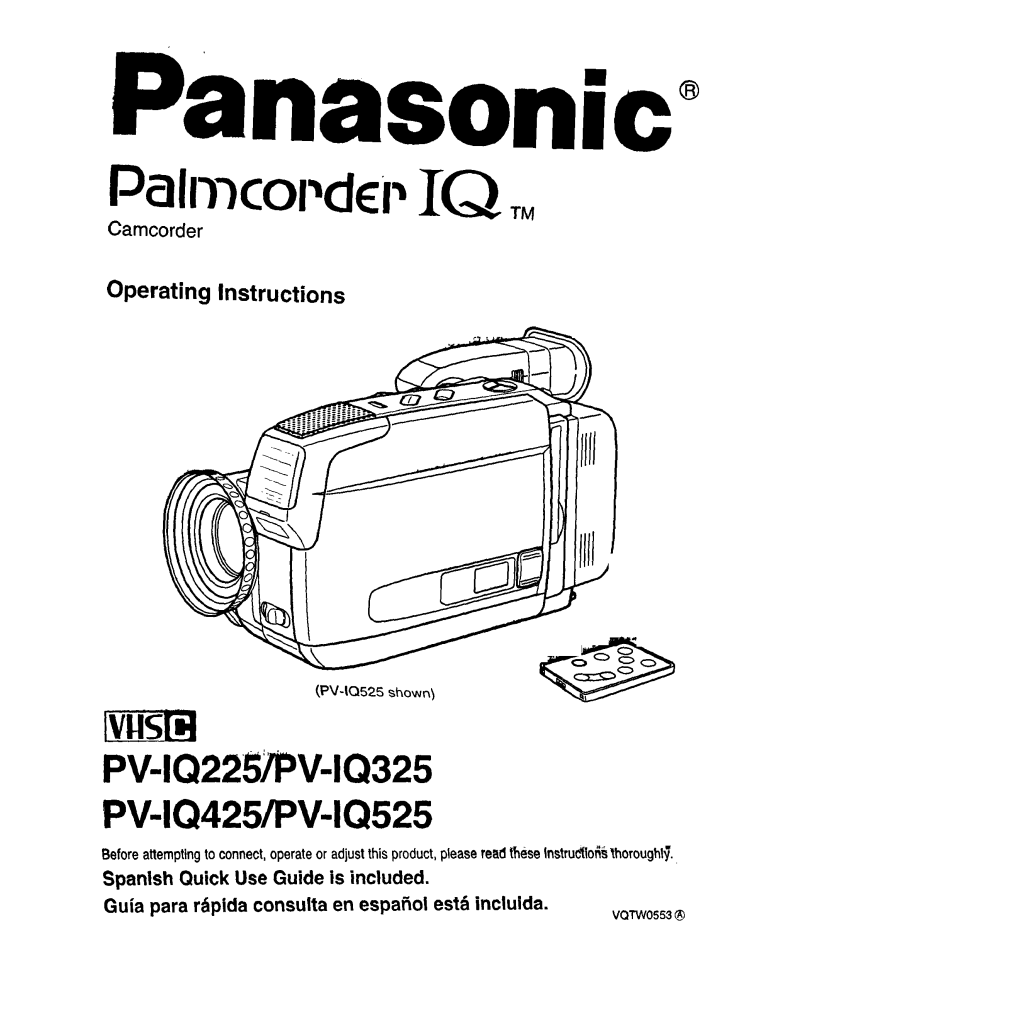 Panasonic Palmcopdcp IQ Camcorder