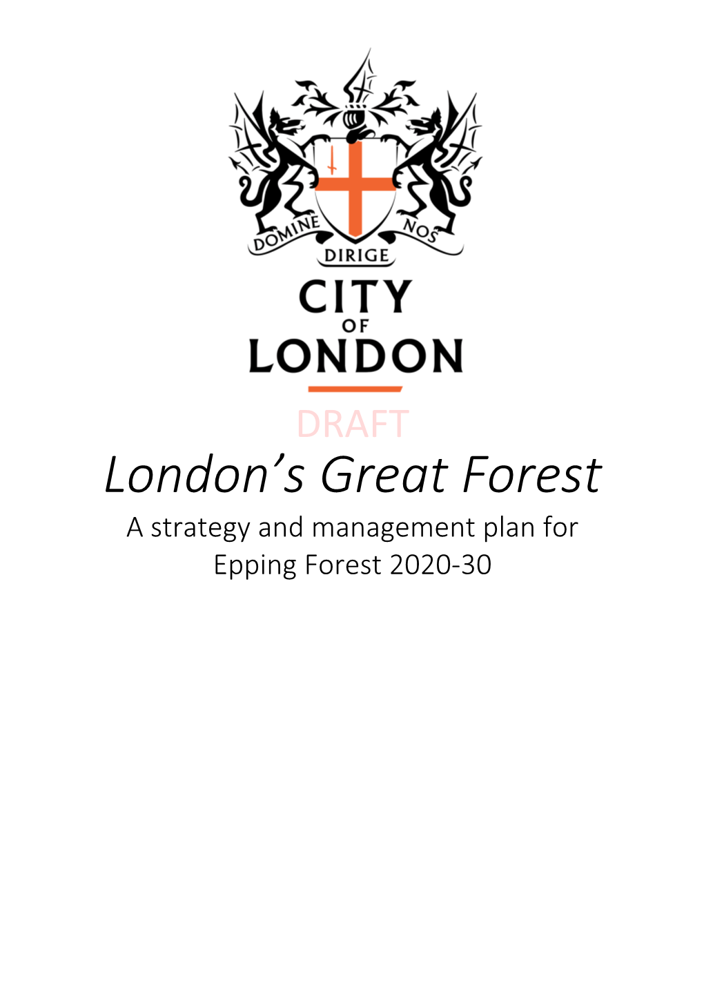 London's Great Forest