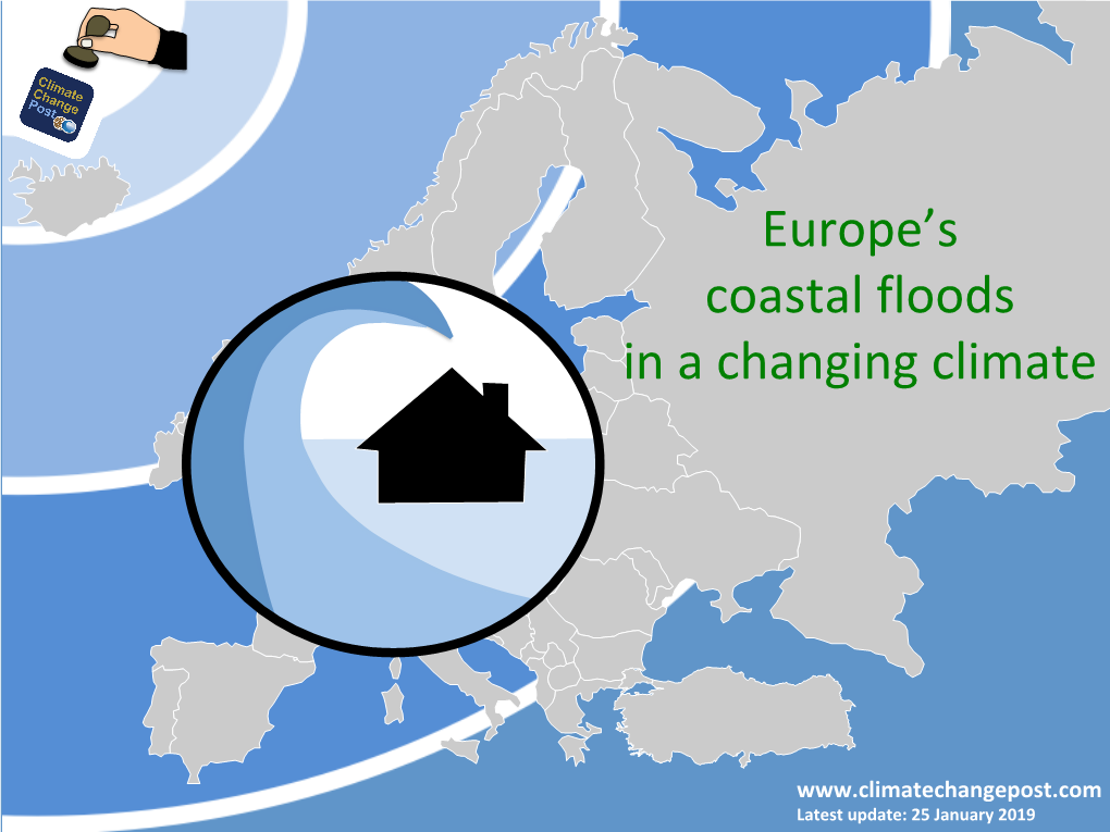 Europe's Coastal Floods in a Changing Climate