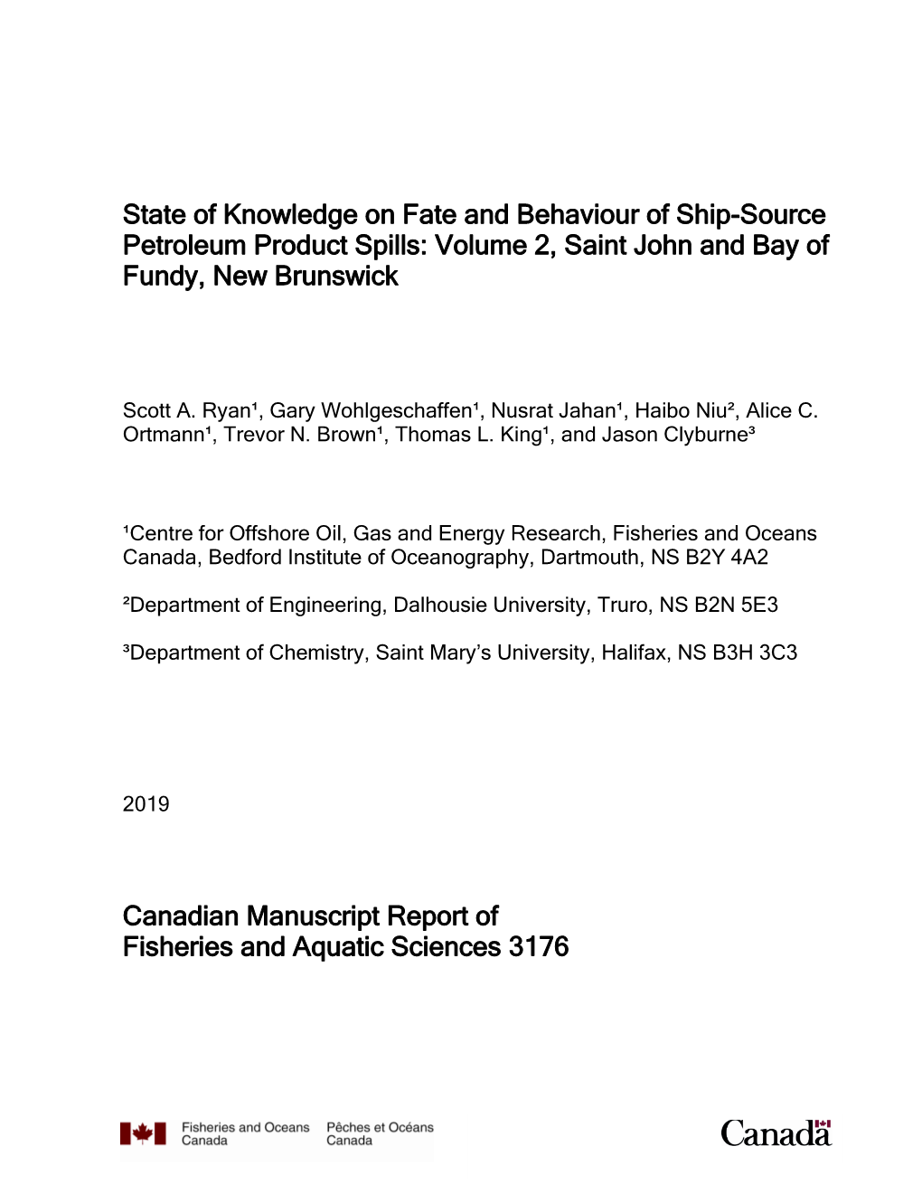 Volume 2, Saint John and Bay of Fundy, New Brunswick