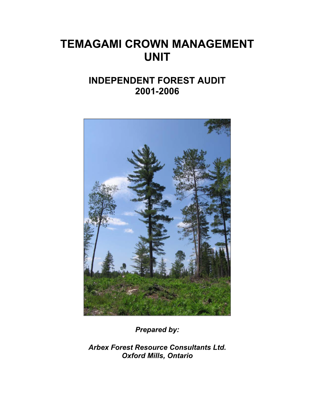 Temagami Crown Management Unit