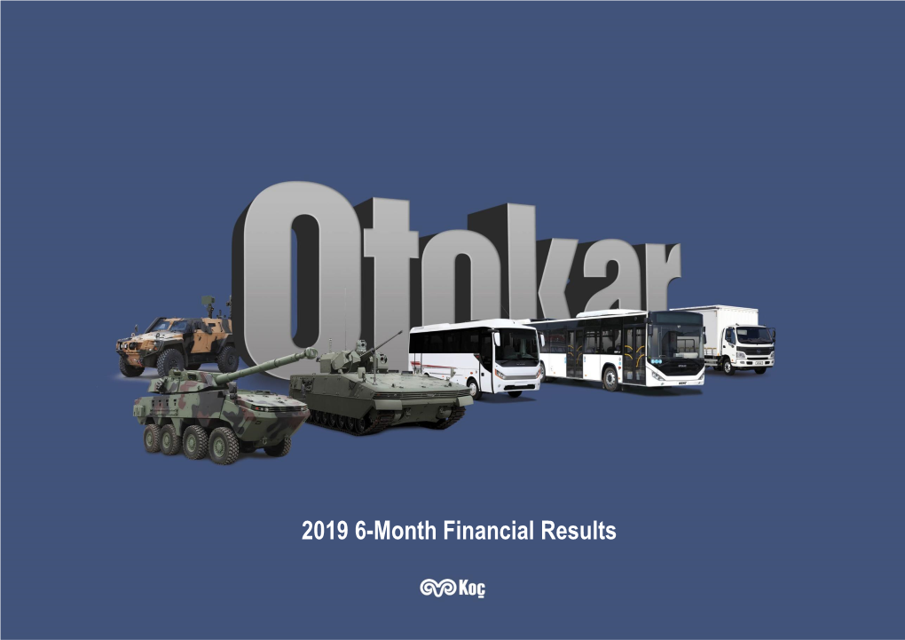 2019 6-Month Financial Results INTRODUCTION