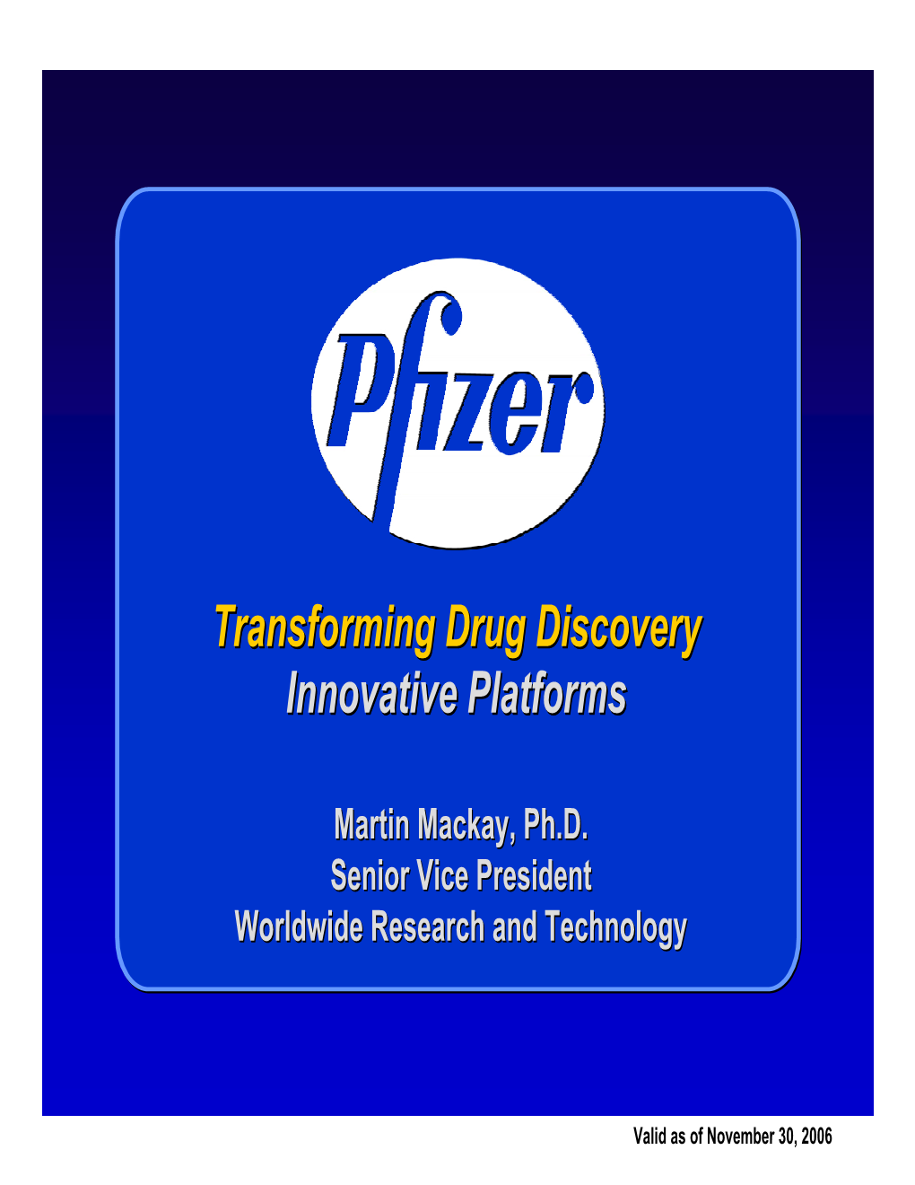 Drug Discovery at Scale