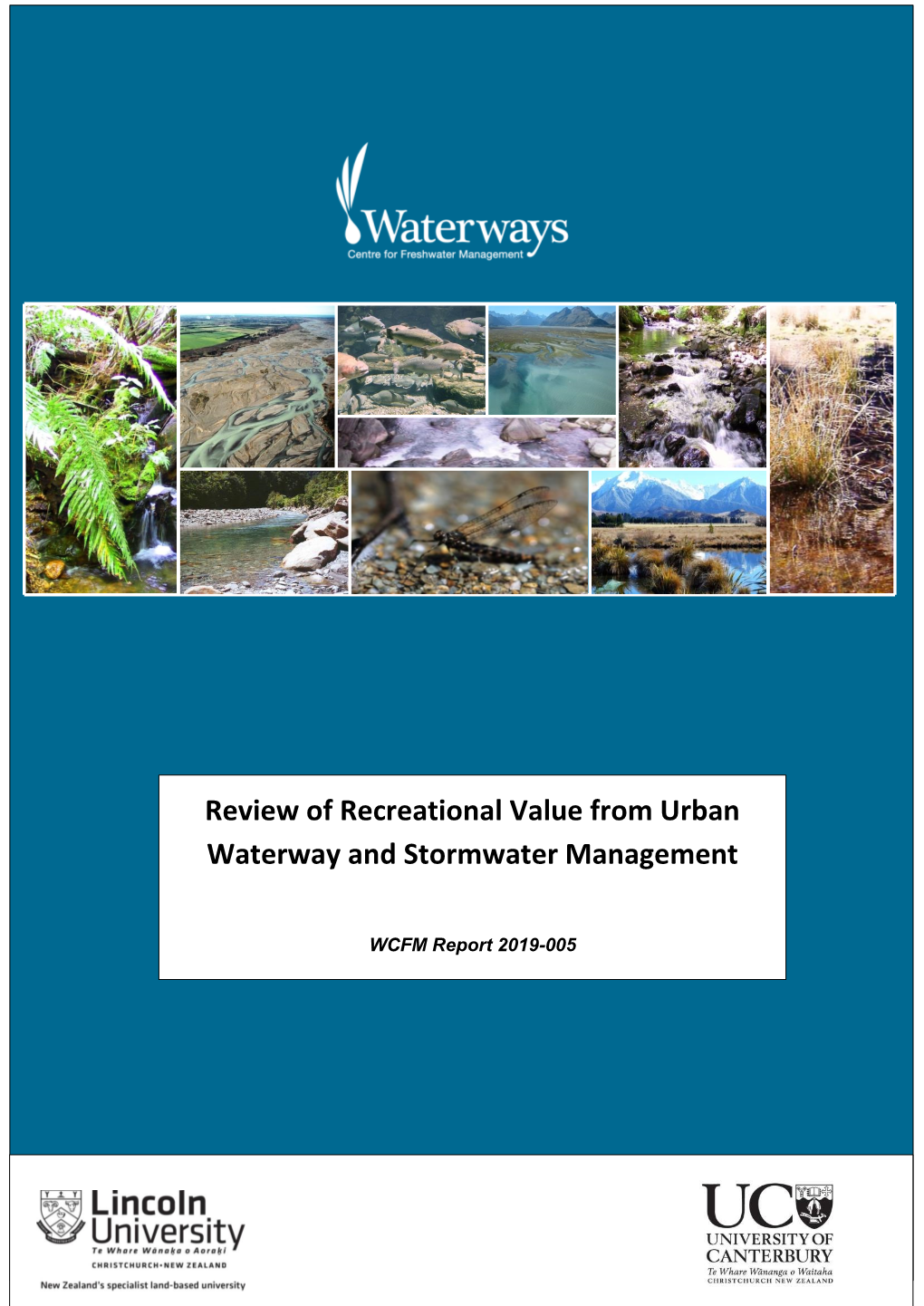 Review of Recreational Value from Urban Waterway and Stormwater Management