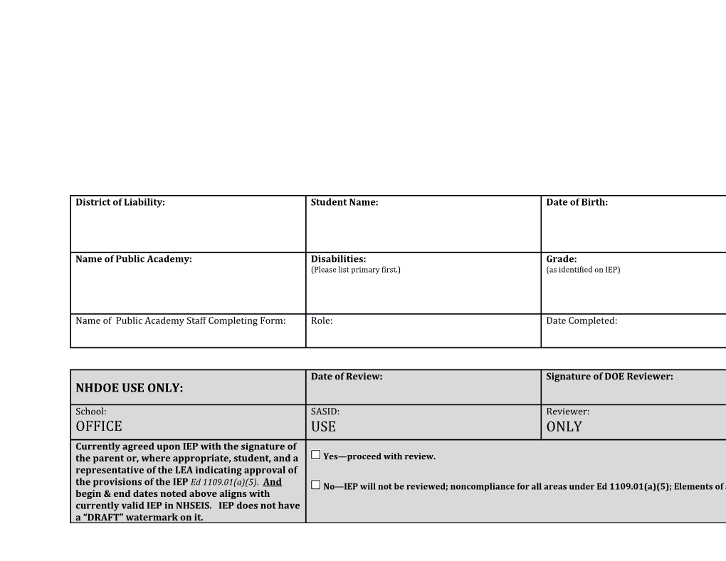 Special Education Teacher Completes the Self-Assessment