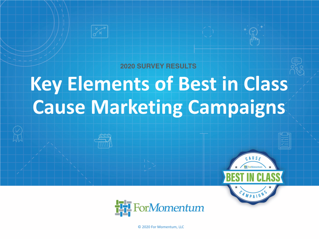 Key Elements of Best in Class Cause Marketing Campaigns