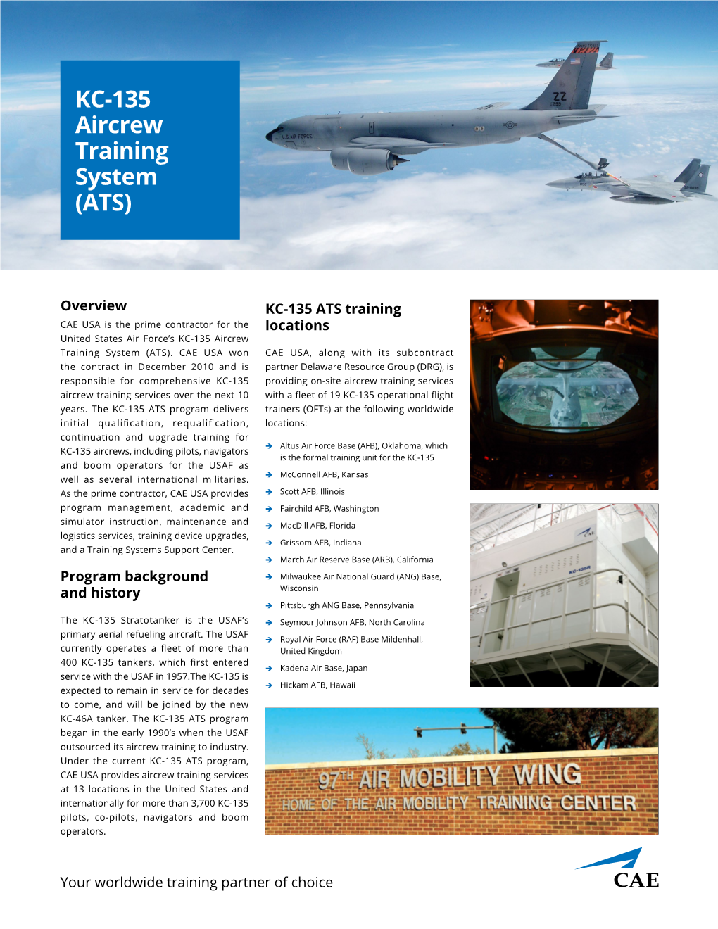 KC-135 Aircrew Training System (ATS)