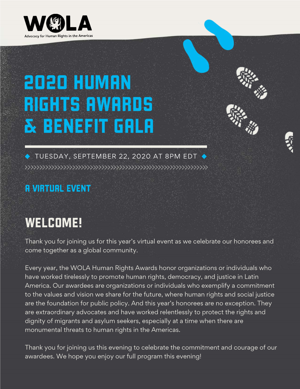 2020 Human Rights Awards & Benefit Gala