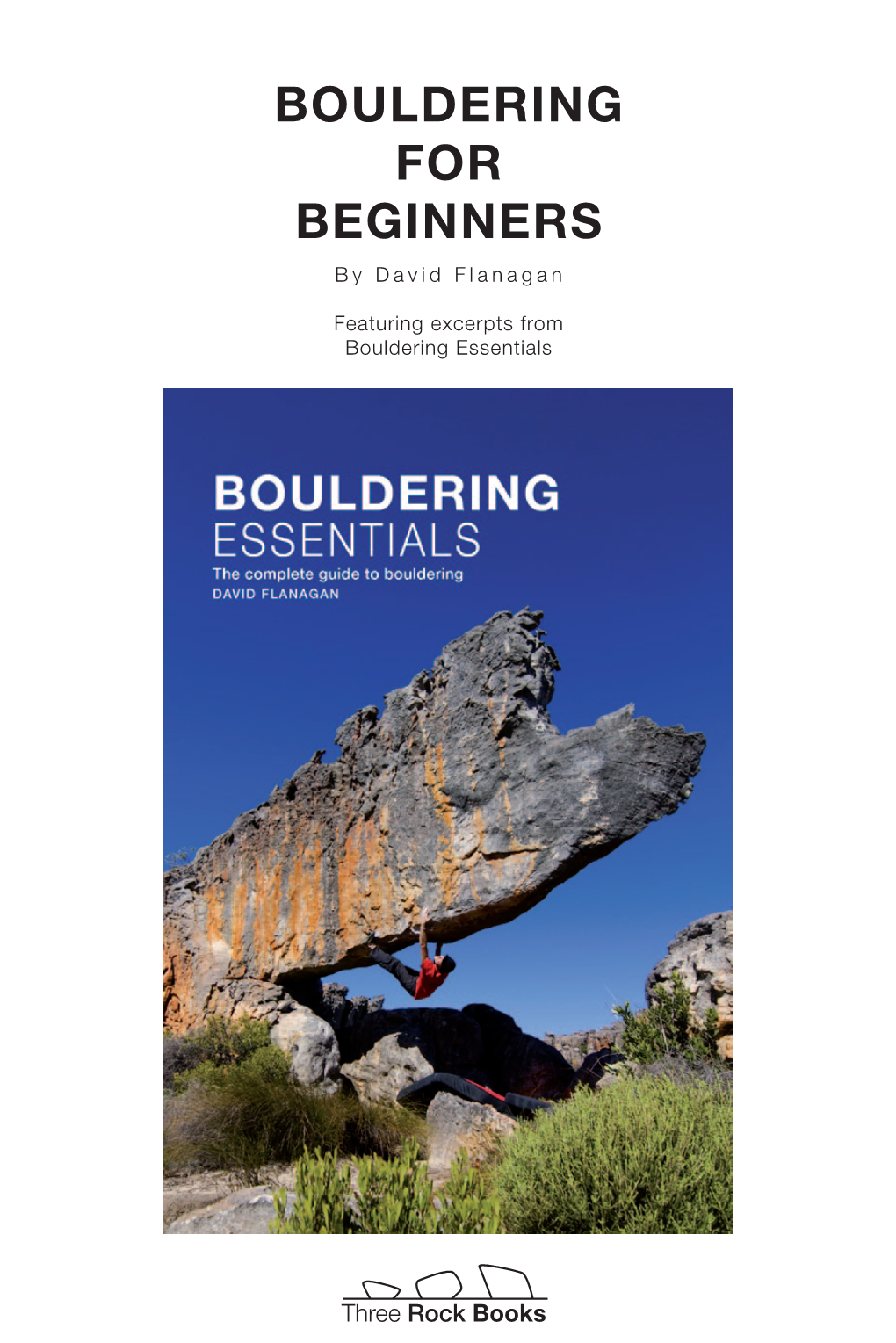 Bouldering for Beginners by David Flanagan