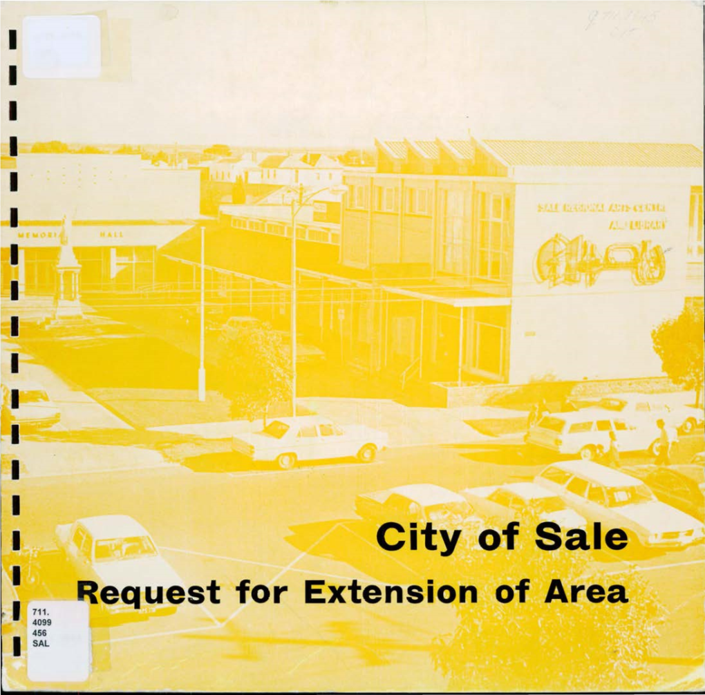 City of Sale Equest for Extension of Area 1 711
