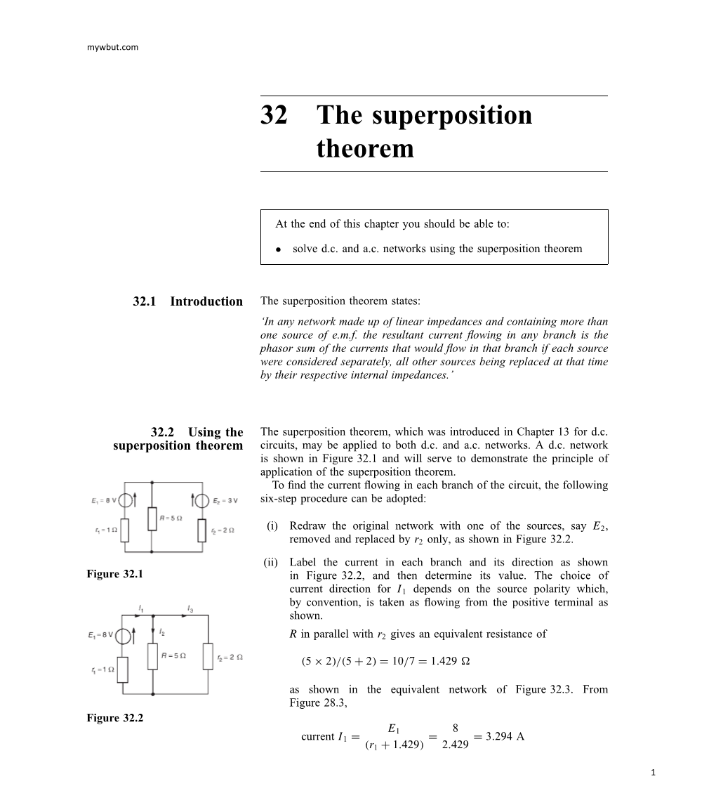 32 the Superposition Theorem