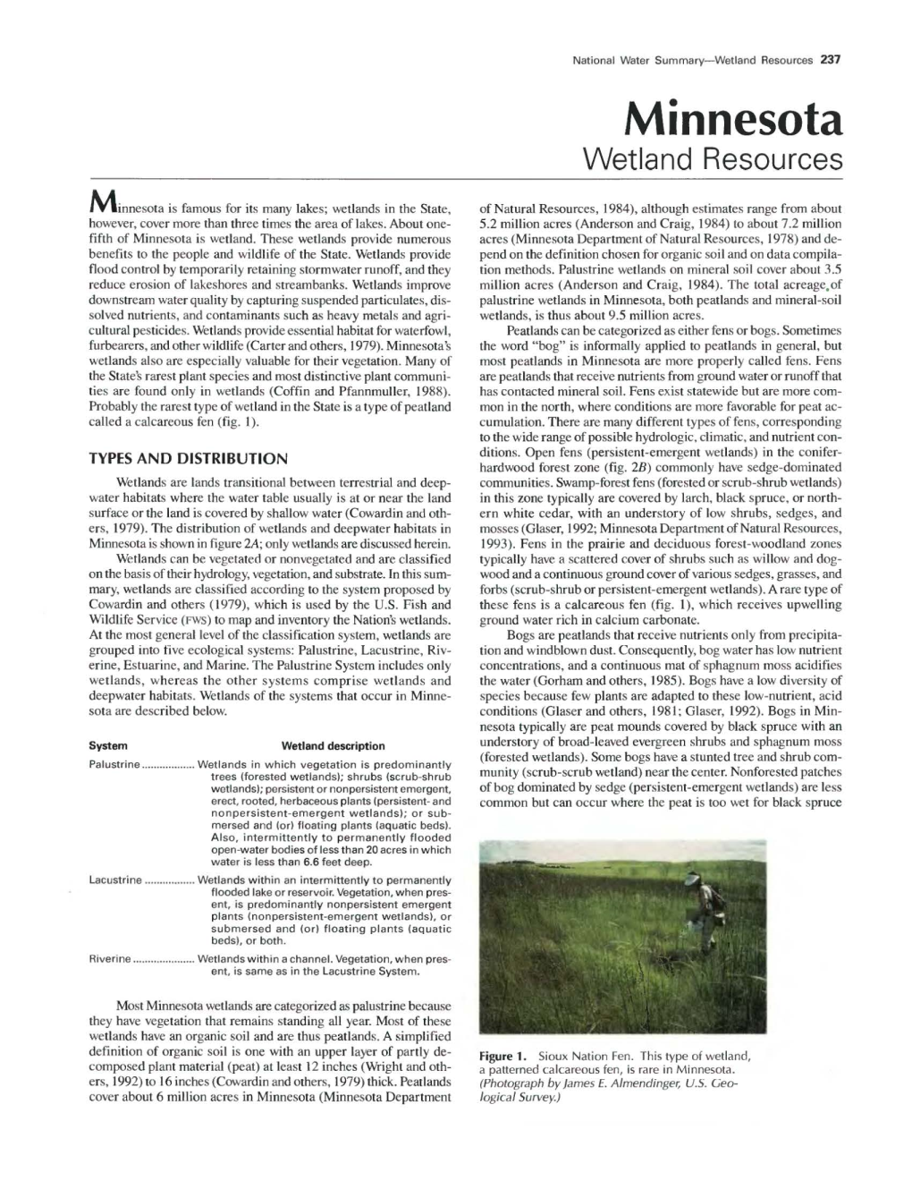 Minnesota Wetland Resources