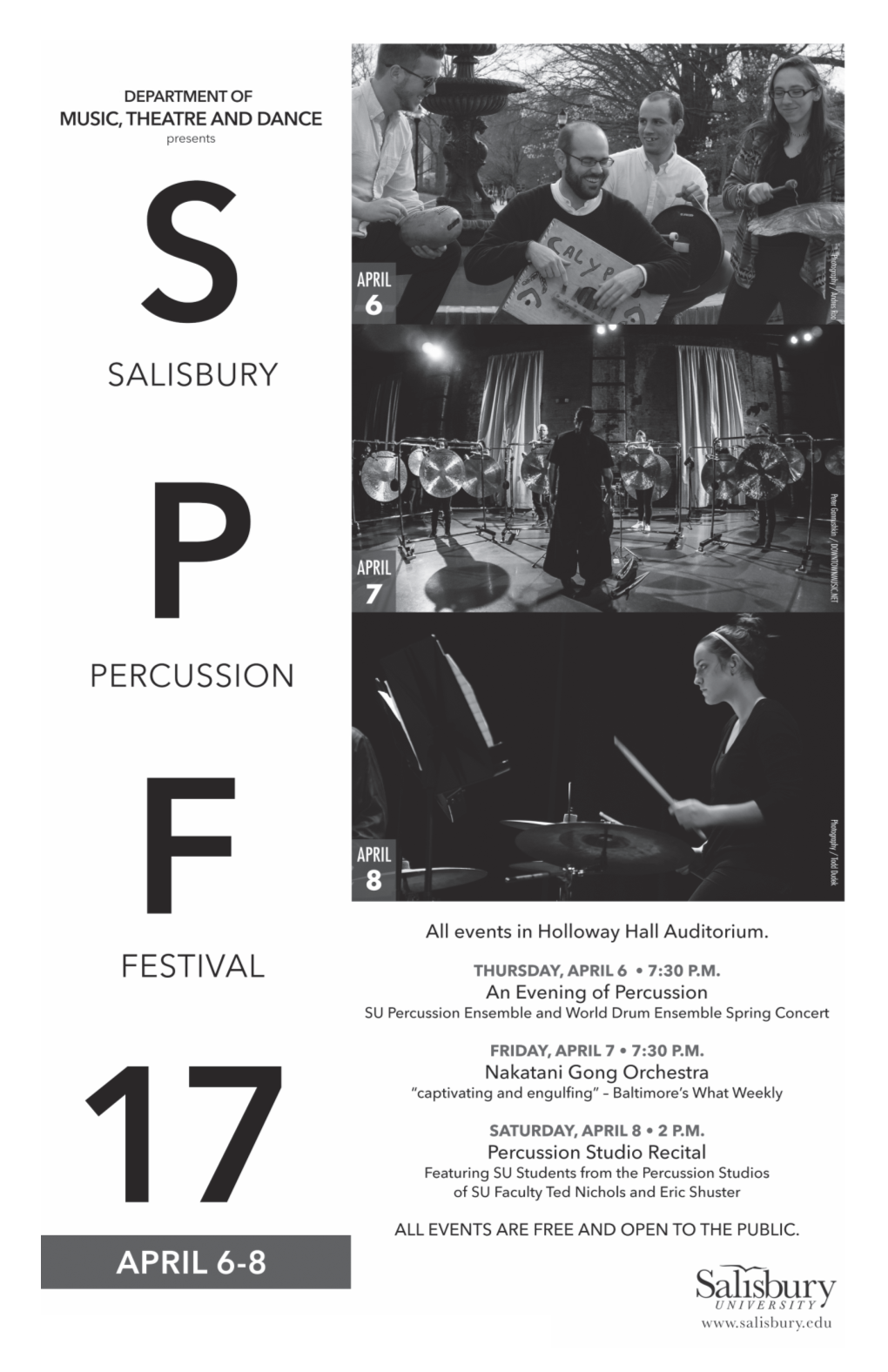 2016-2017 Music Department Music Percussion Fest Program 2017-04-06.Pdf (1.605Mb)