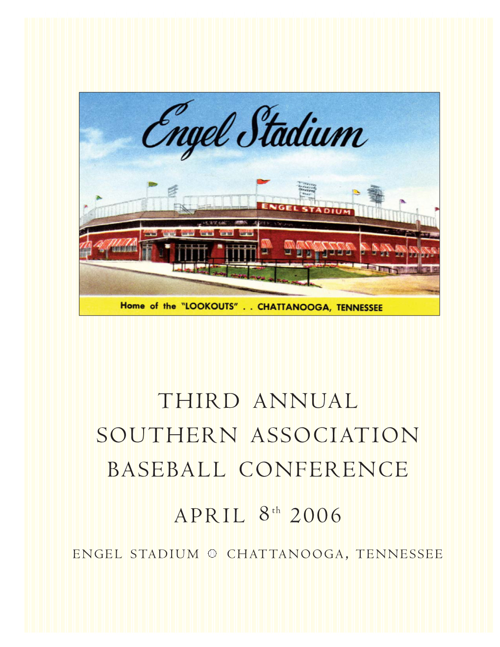 Third Annual Southern Association Baseball Conference