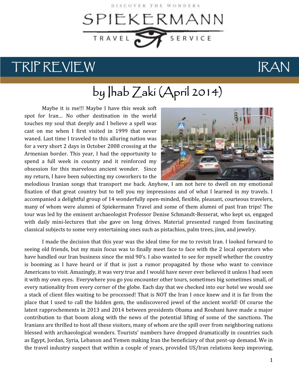 Trip Review Iran