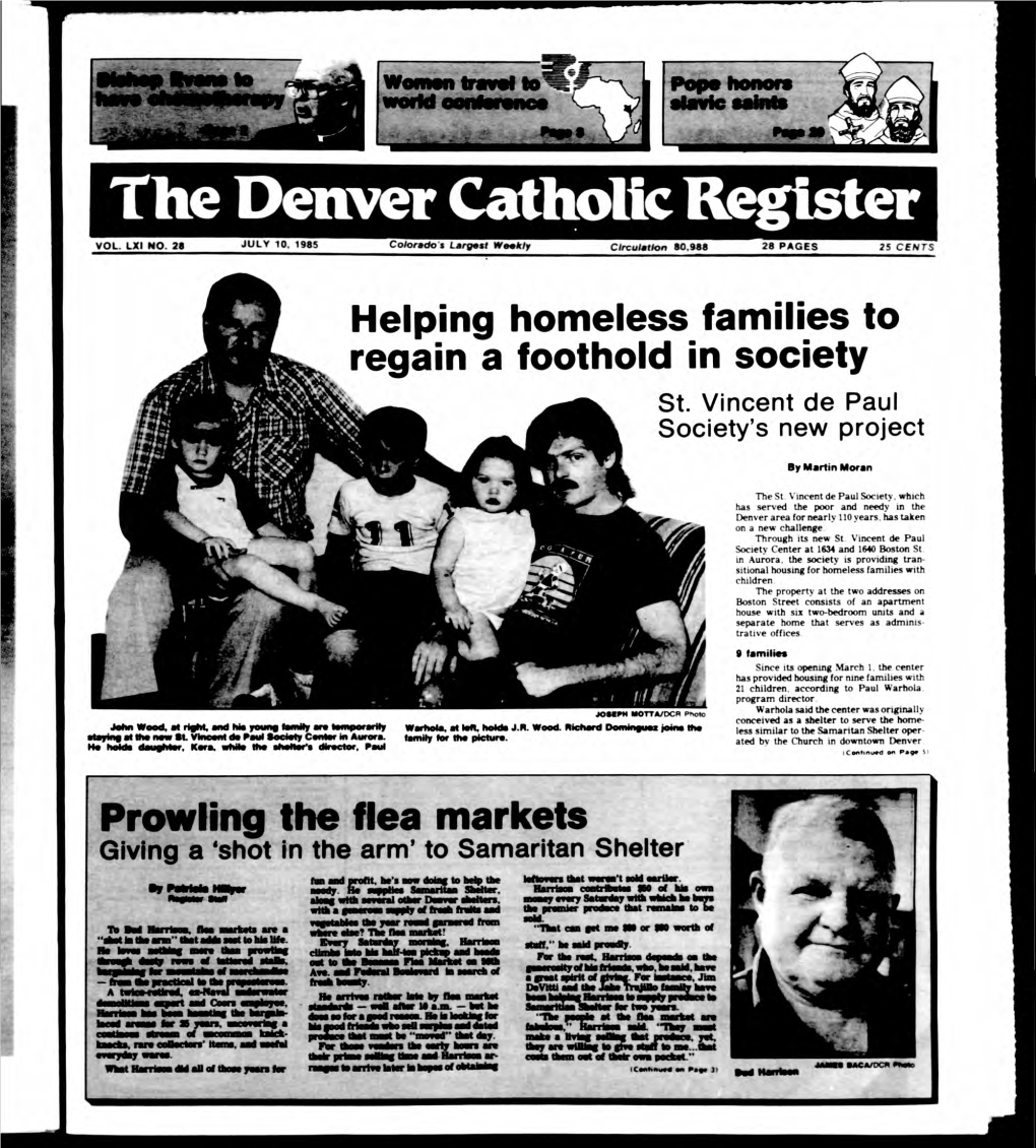 The Denver Catholic Register VOL