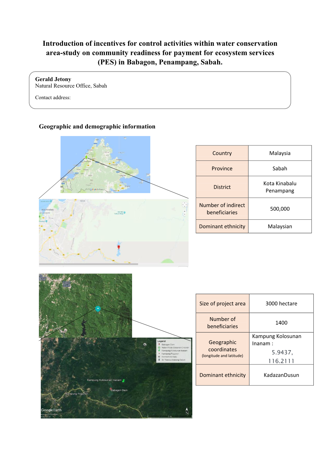 Introduction of Incentives for Control Activities Within Water Conservation Area-Study on Community Readiness for Payment for Ec