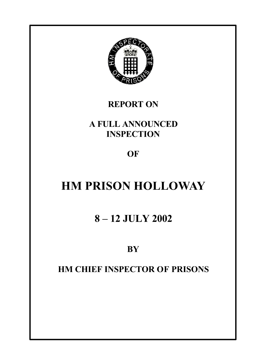 Hm Prison Holloway