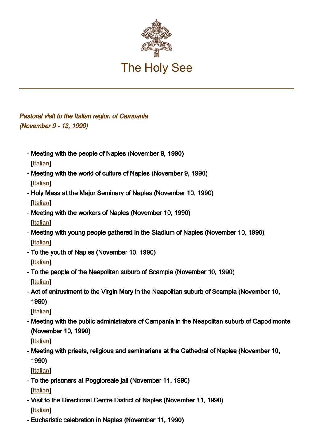 The Holy See