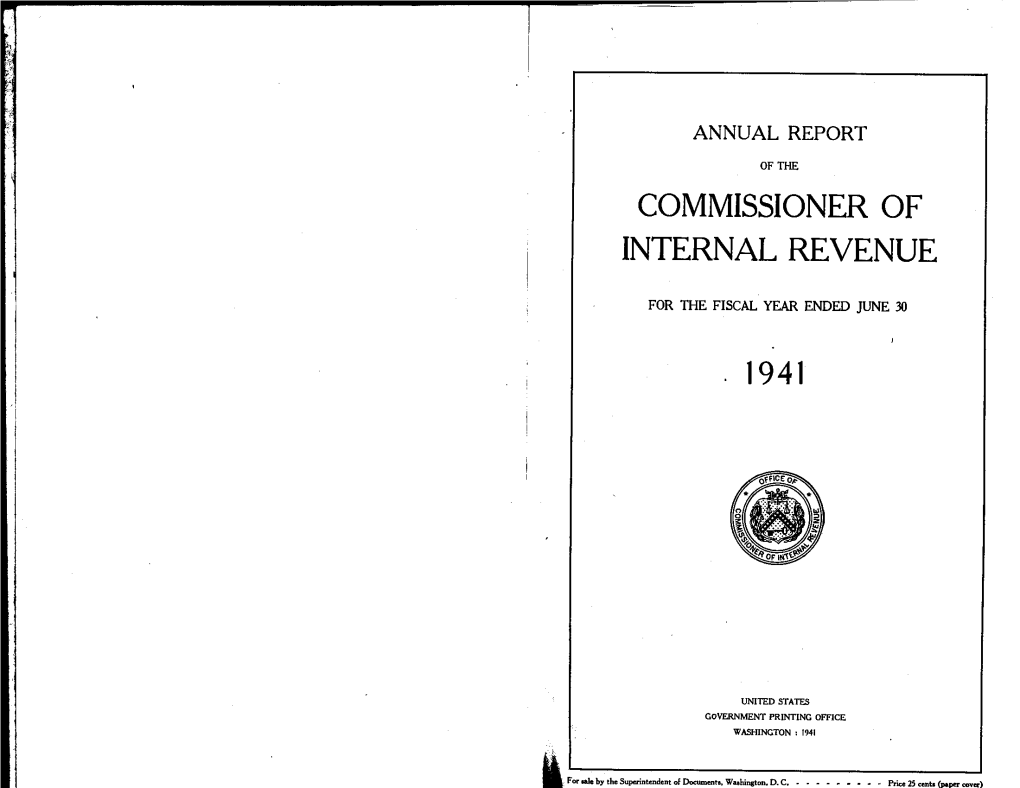 Commissioner of Internal Revenue 1941