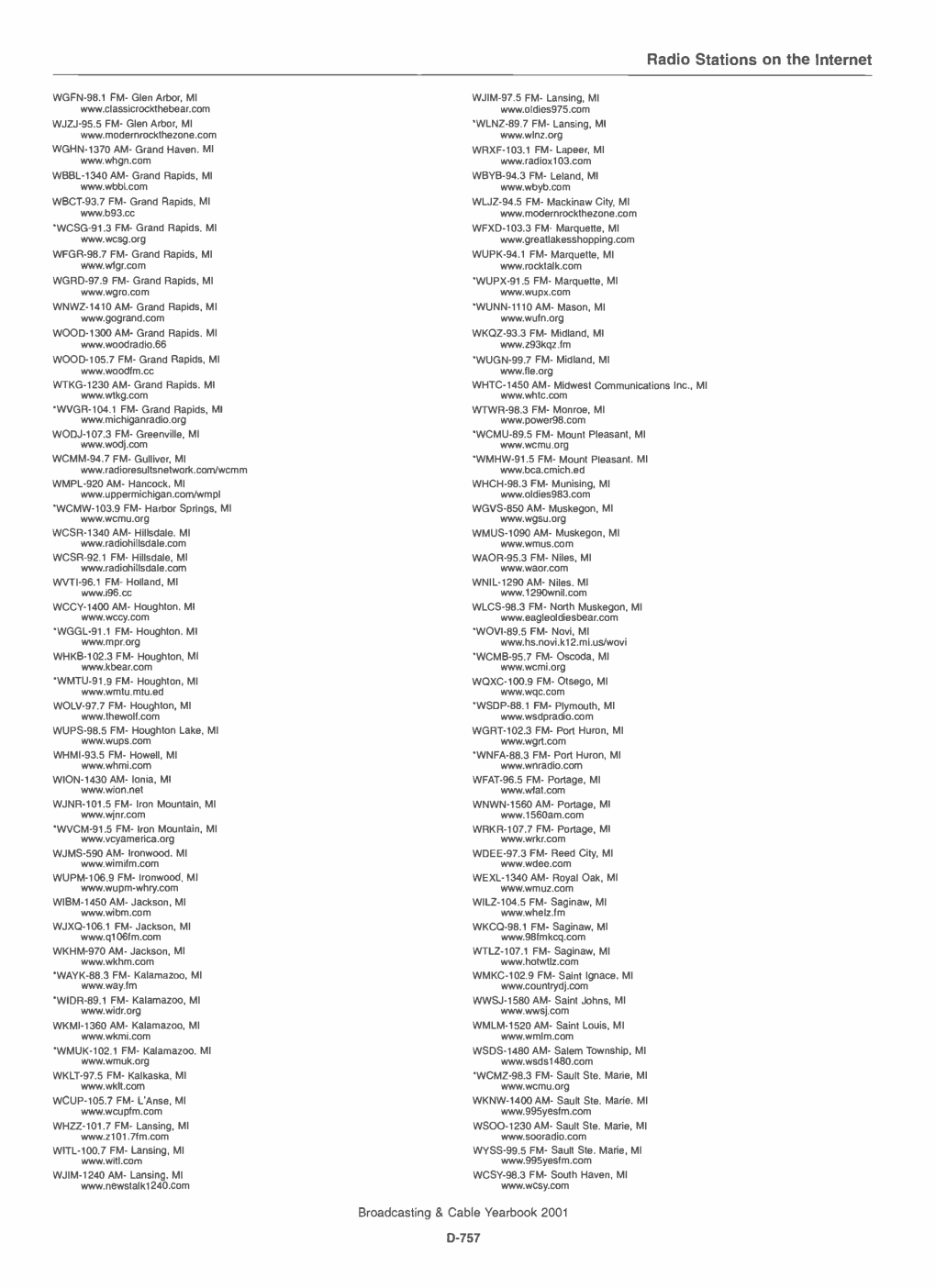 Radio Stations on the Internet