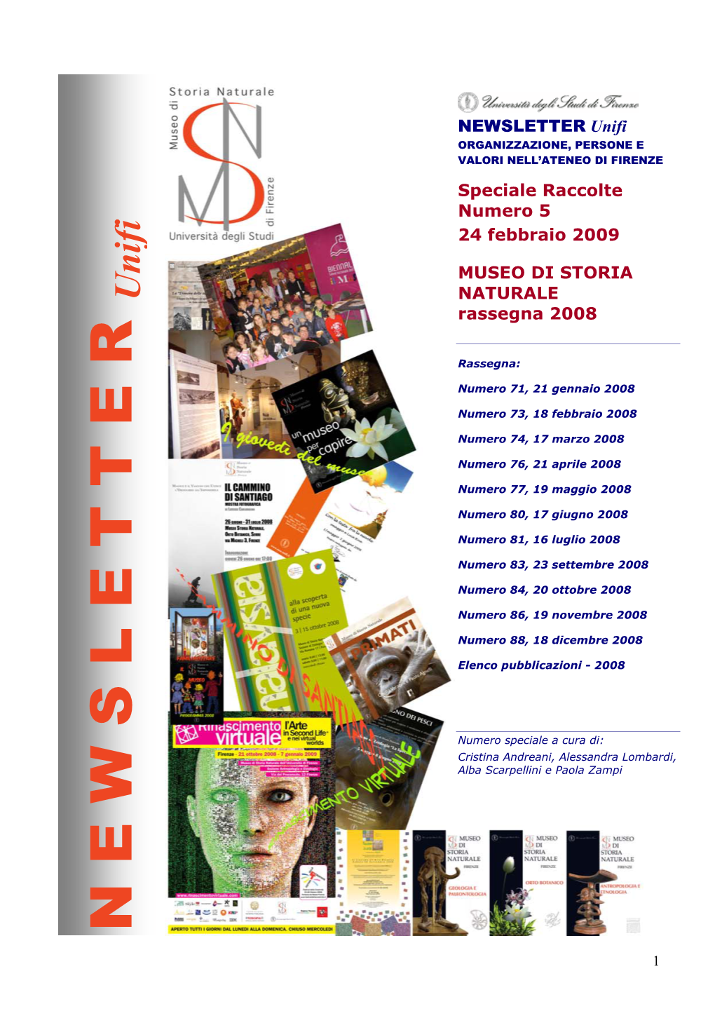 Newsletter Raccolte 5 24.02.2009