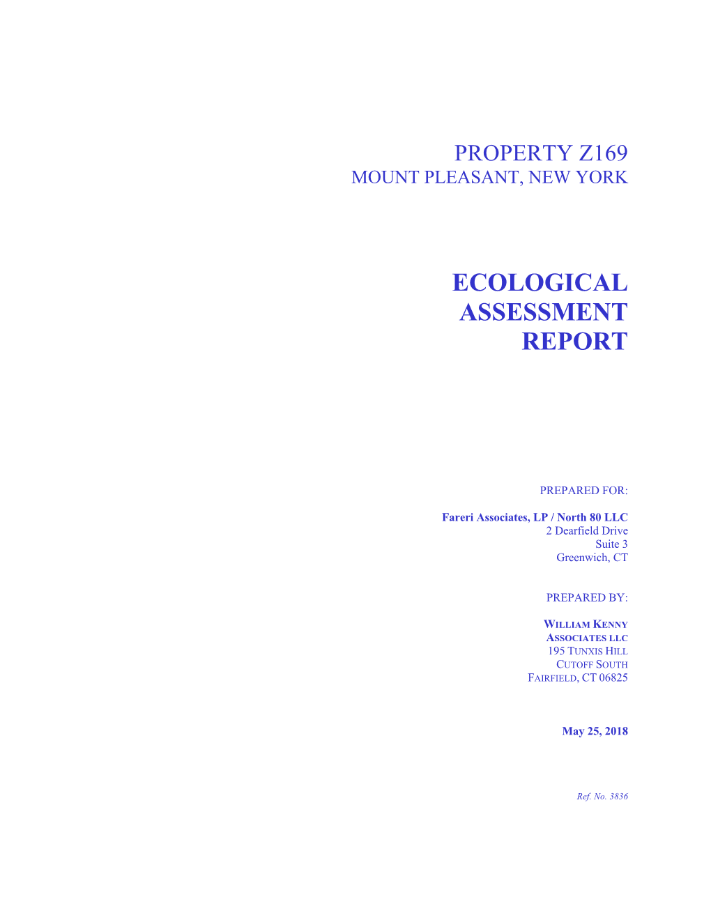 Ecological Assessment Report