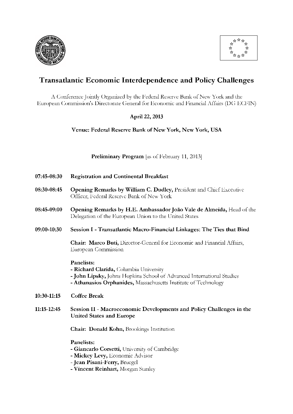 Transatlantic Economic Interdependence and Policy Challenges