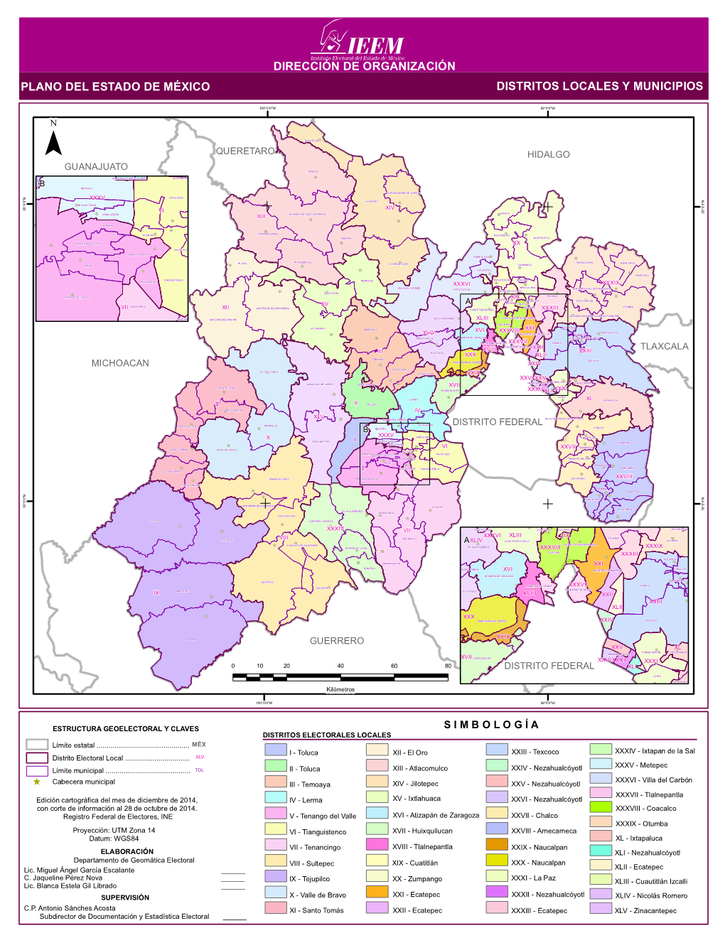 Plano Del Estado De México Plano Del Estado De