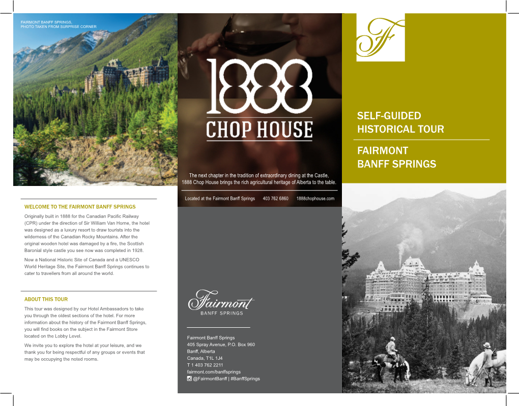 Self-Guided Heritage Tour Brochure