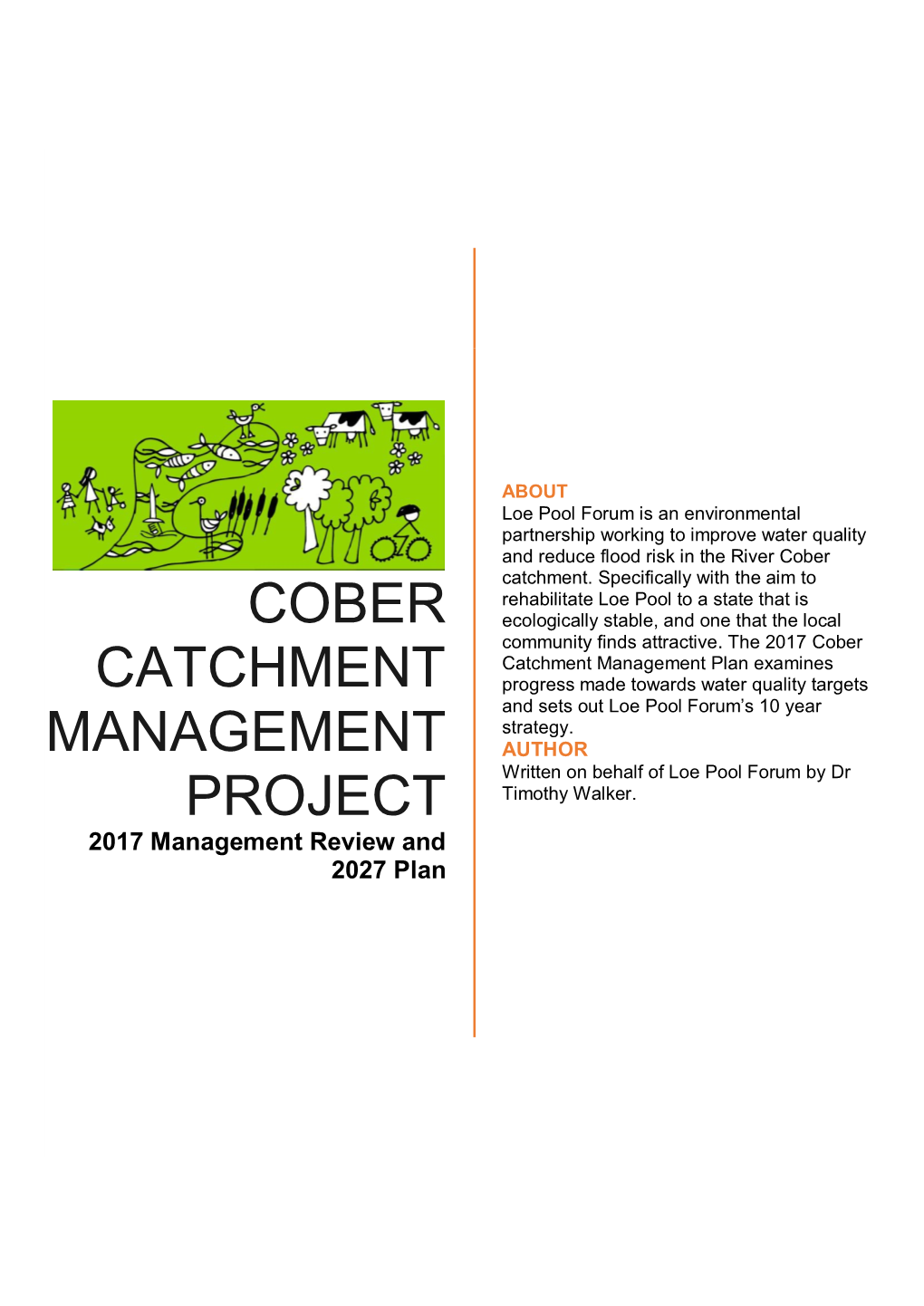 Ober Catchment Management Project for 2017 – 2027