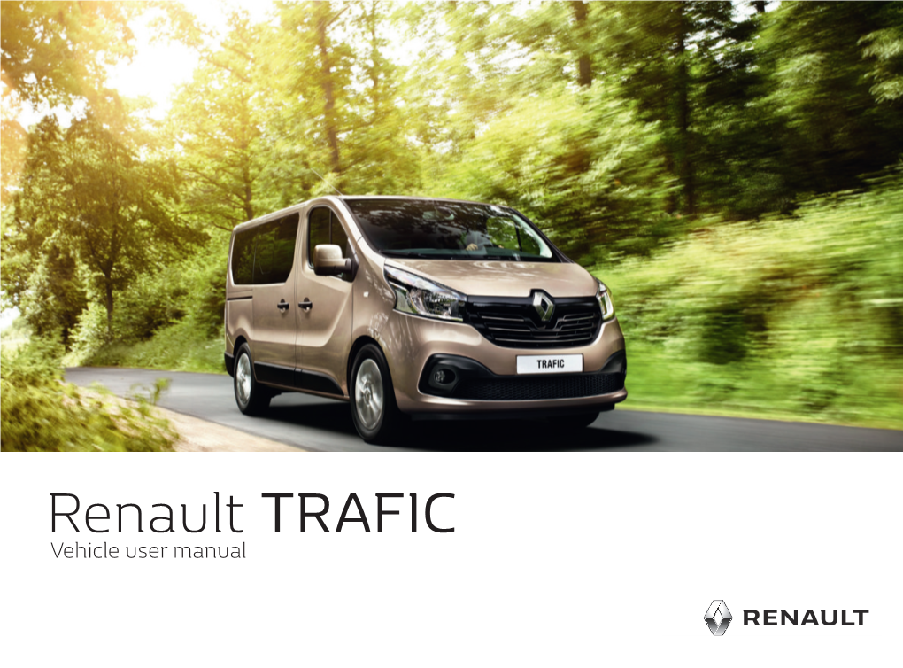 Renault TRAFIC Vehicle User Manual