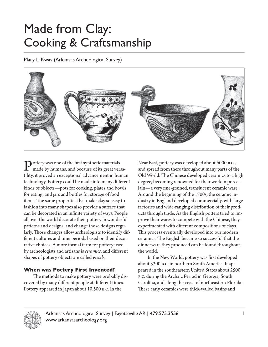 Made from Clay: Cooking & Craftsmanship