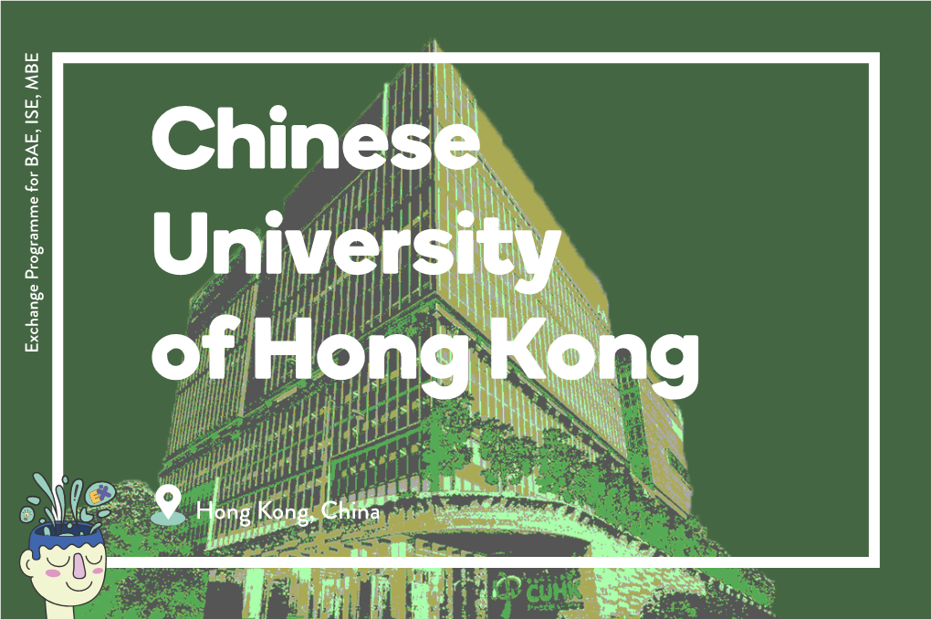 Chinese University of Hong Kong Call for International Mobility for Ay 2020/21