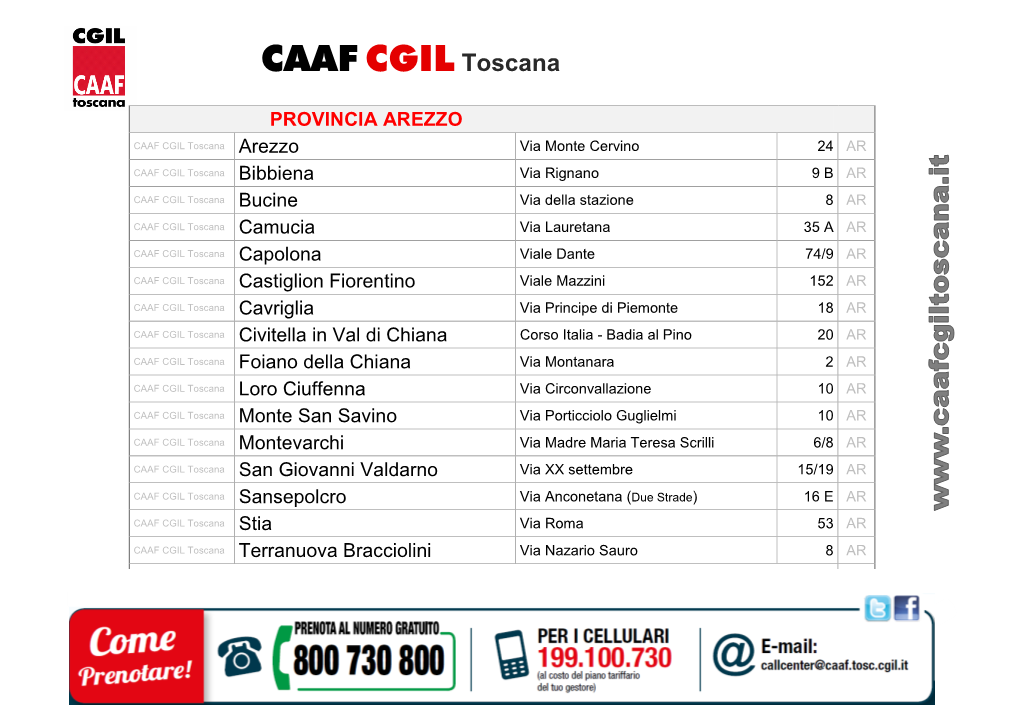 CAAF CGIL Toscana