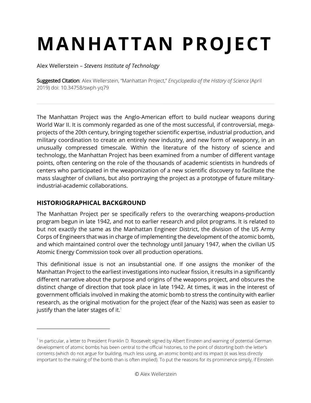 Manhattan Project