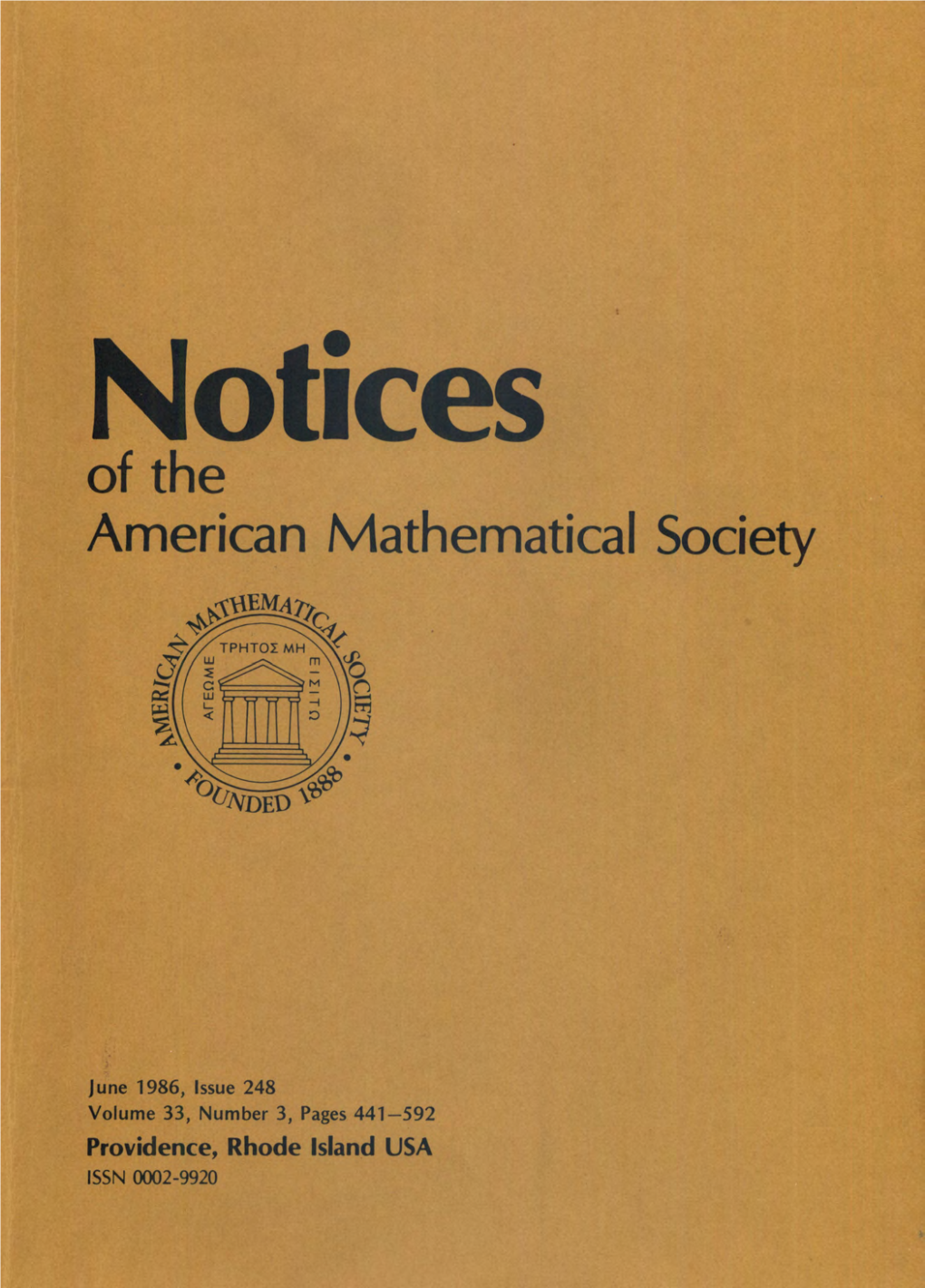 Mathematical Sciences, University of California, Santa Cruz, California