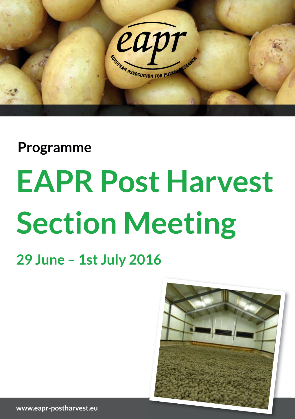 EAPR Post Harvest Section Meeting 29 June – 1St July 2016