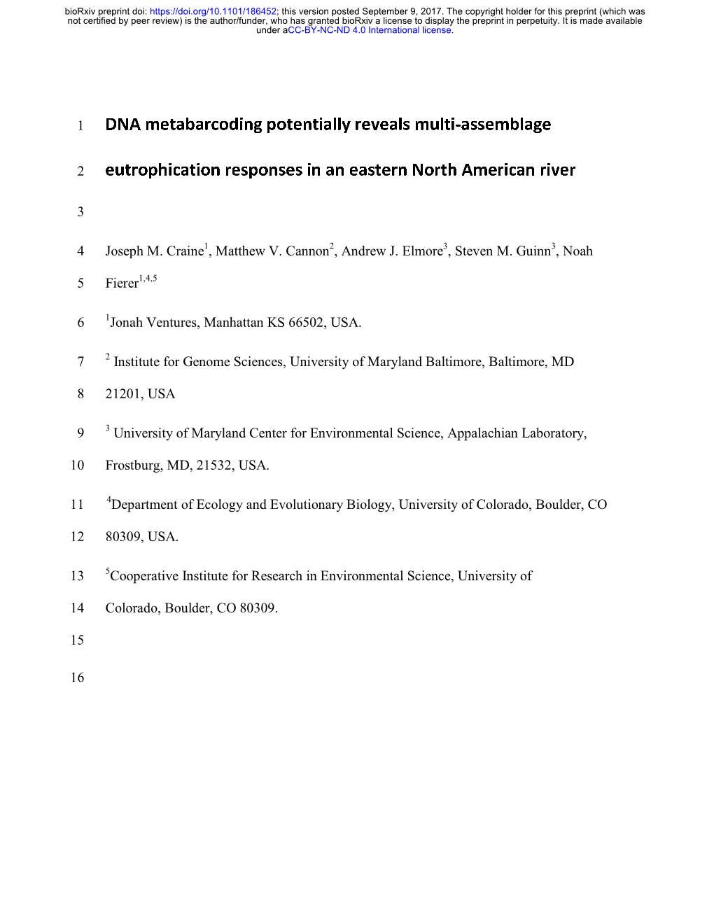 DNA Metabarcoding Potentially Reveals Multi-Assemblage